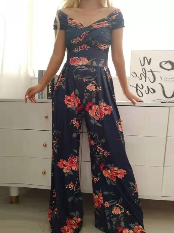 Heidi-Mode | Schicker Bedruckter Jumpsuit