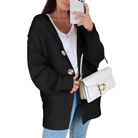 Damen Übergroßer Strickcardigan Heidi-Mode