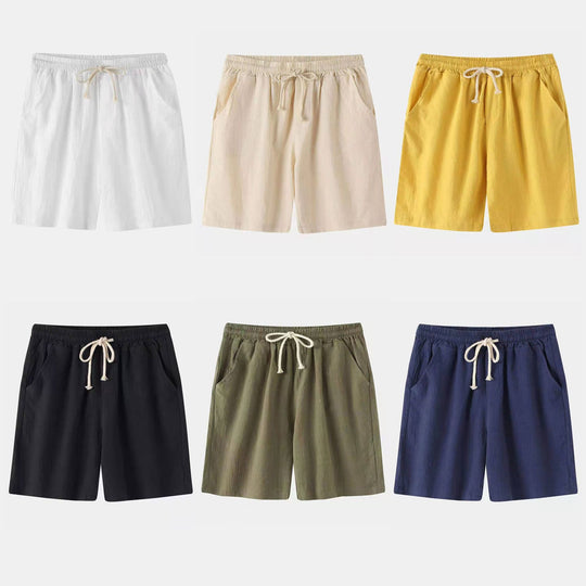 Herren Bermuda-Shorts mit elastischem Bund und seitlichen Taschen Heidi-Mode
