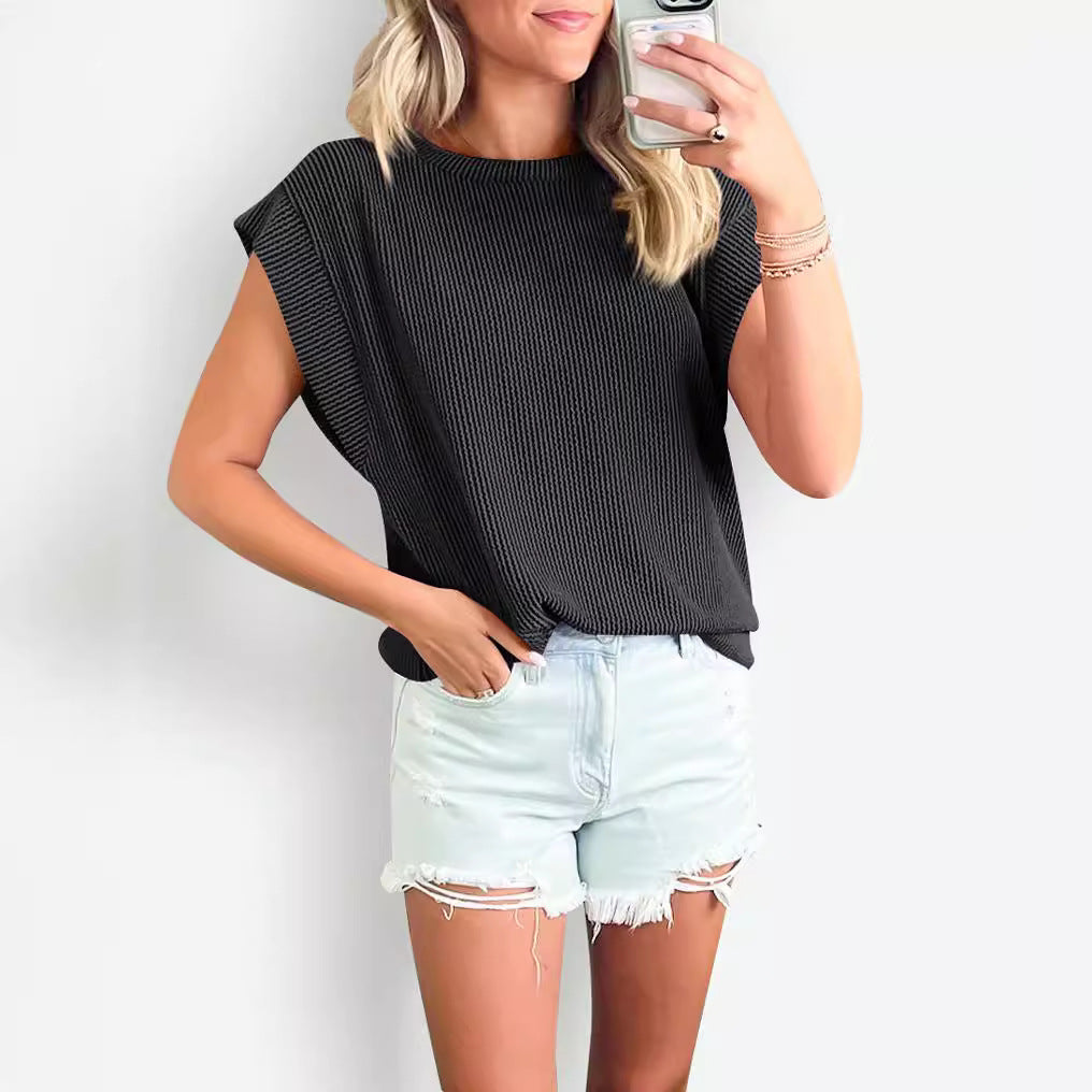 Damen lässiges Kurzarm-Shirt Heidi-Mode