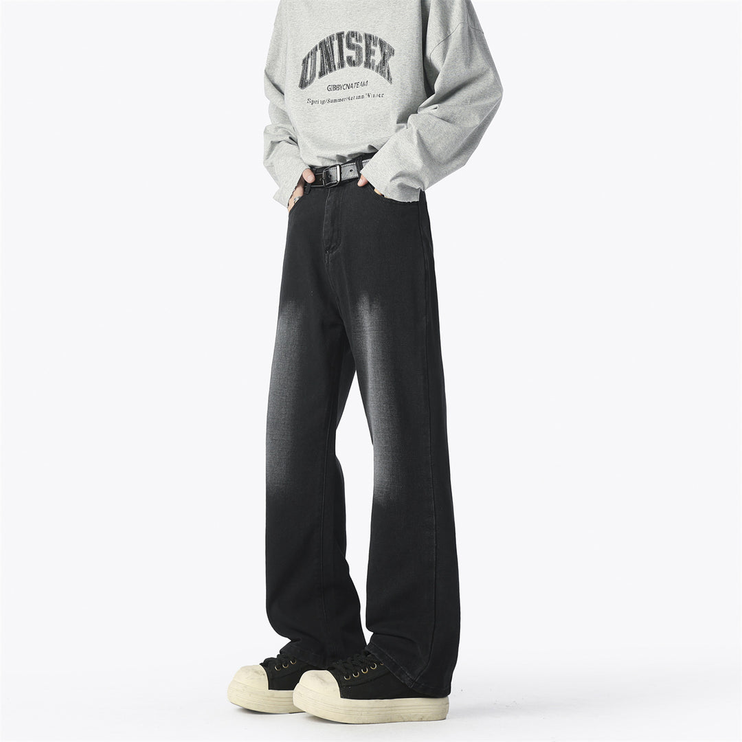 Damen Lässige High-Waist Denim-Hose im Vintage-Stil Heidi-Mode
