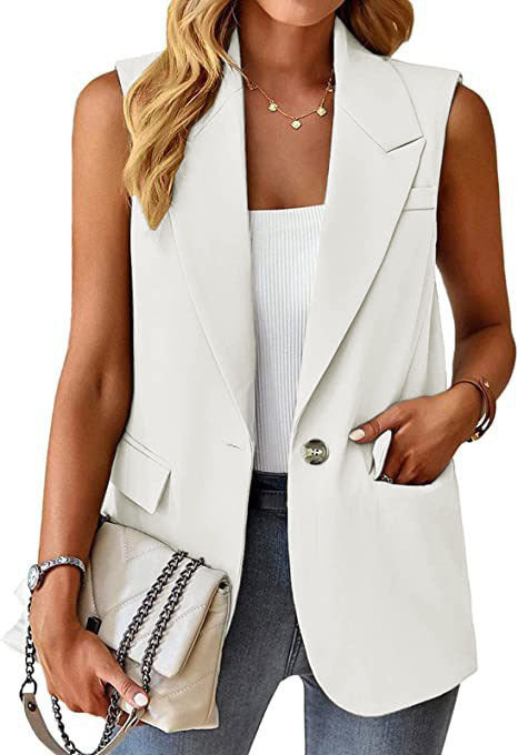 Damen Stylischer Blazer-Weste Heidi-Mode