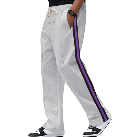 Herren Baumwoll-Cargo-Hose mit elastischem Bund und seitlichen Taschen Heidi-Mode