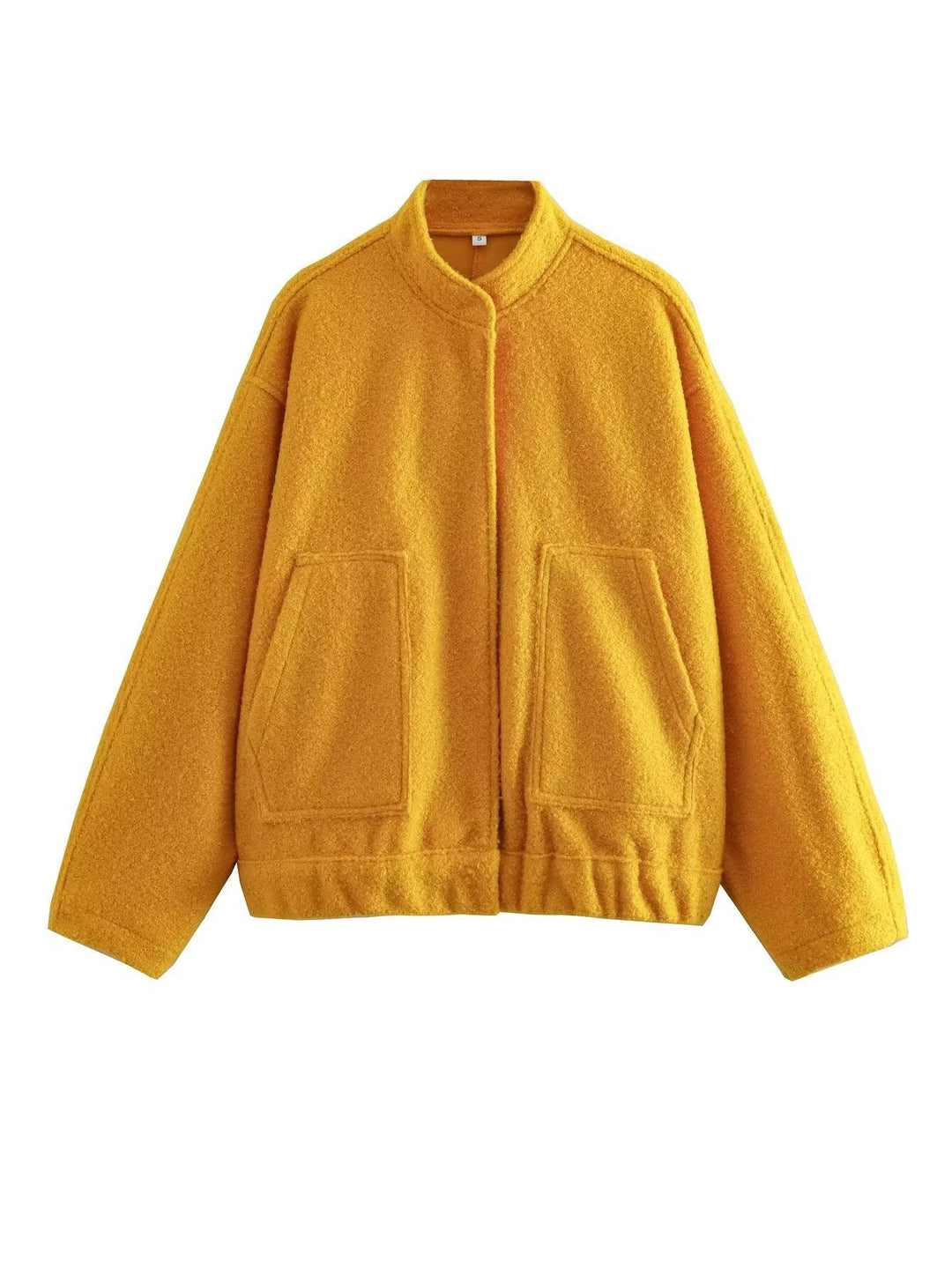 Damen Übergangsjacke mit modernem Stoffmix und praktischen Taschen Heidi-Mode