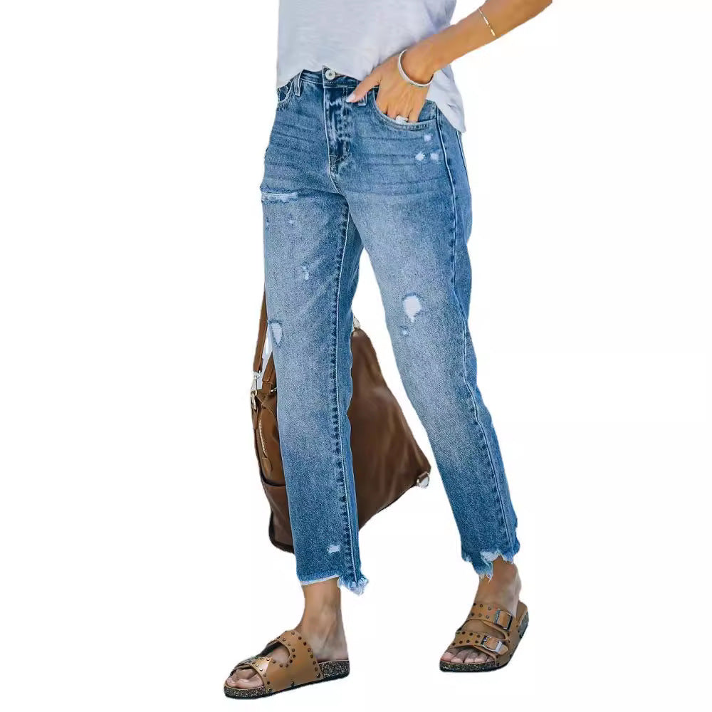 Damen Skinny High-Waist Jeans Heidi-Mode