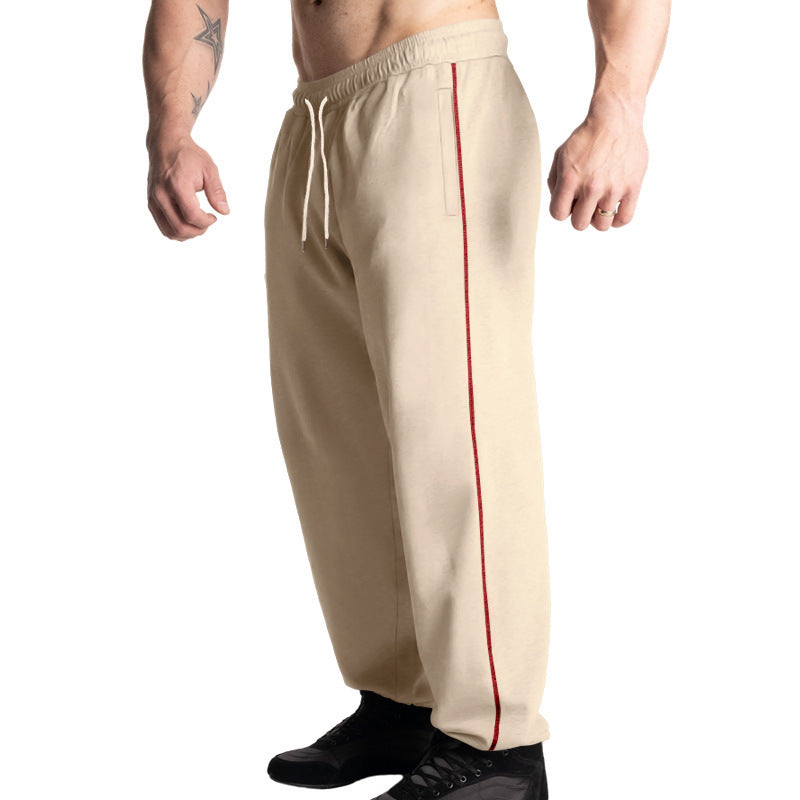 Herren Sportliche Jogginghose mit elastischem Bund und praktischen Seitentaschen Heidi-Mode