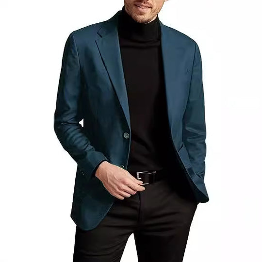 Herren eleganter Blazer mit modernem Schnitt und praktischen Taschen Heidi-Mode