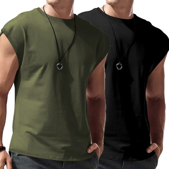 Herren ärmelloses T-Shirt Set Heidi-Mode