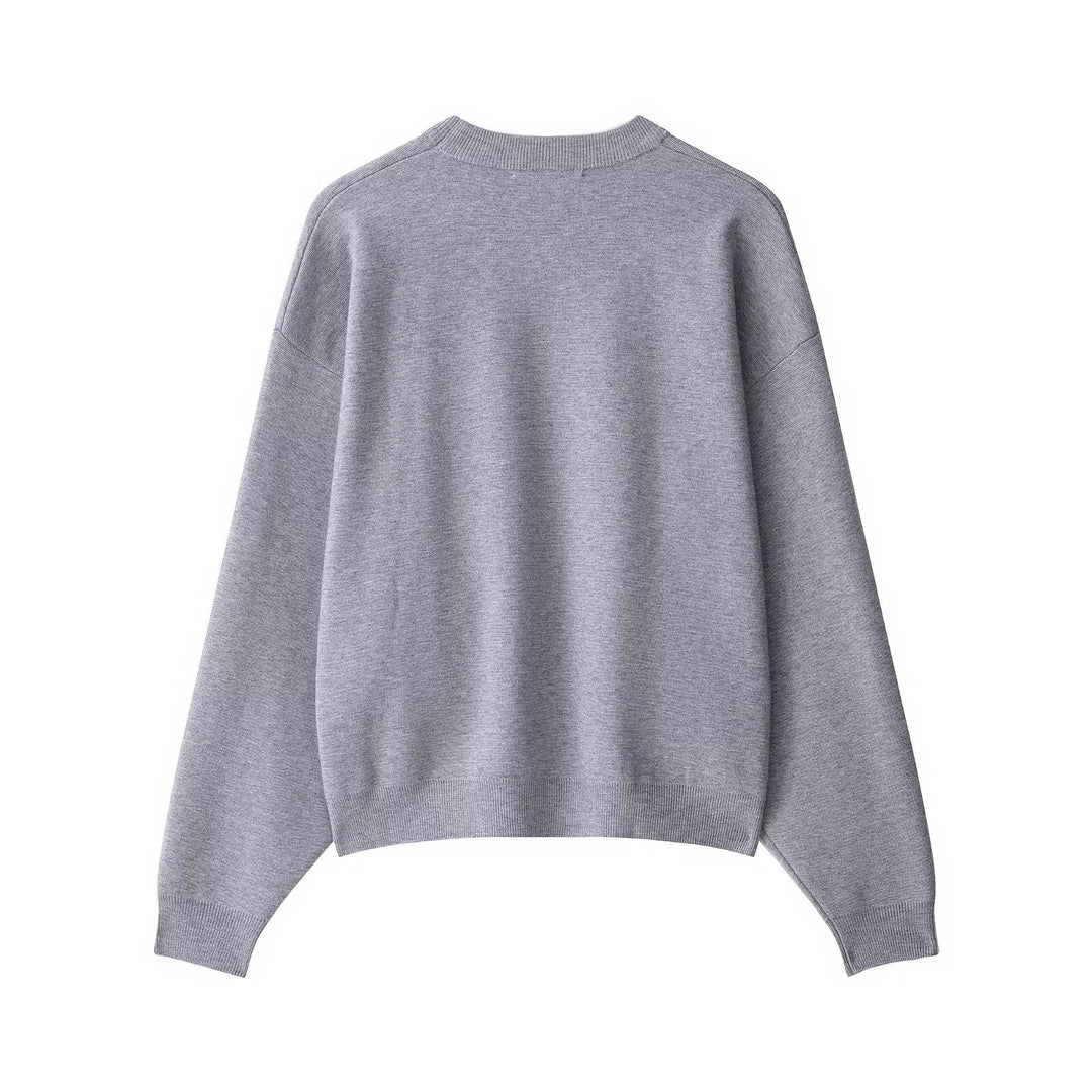 Damen lässiger Oversized Pullover Heidi-Mode