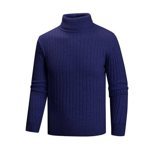 Herren Strickpullover mit Stehkragen Heidi-Mode