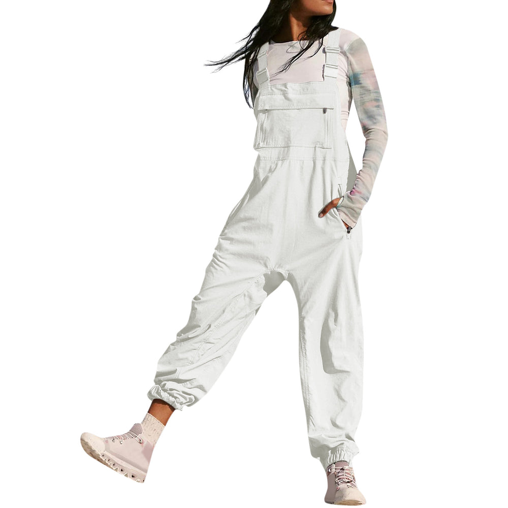 Damen Overalls mit verstellbaren Trägern und praktischen Taschen Heidi-Mode
