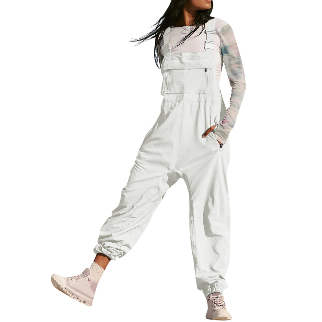 Damen Overalls mit verstellbaren Trägern und praktischen Taschen Heidi-Mode