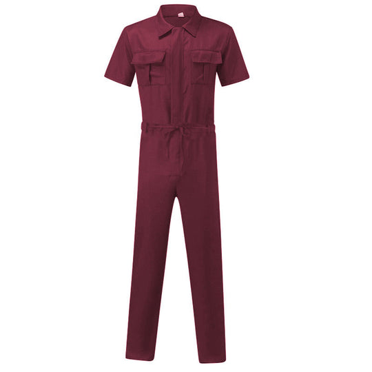 Damen Overall mit praktischen Taschen und elastischem Bund Heidi-Mode