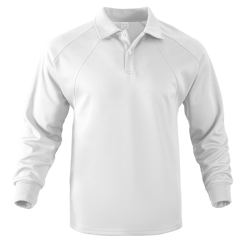 Herren Langarm Polohemd aus weicher Baumwolle mit sportlichen Akzenten Heidi-Mode