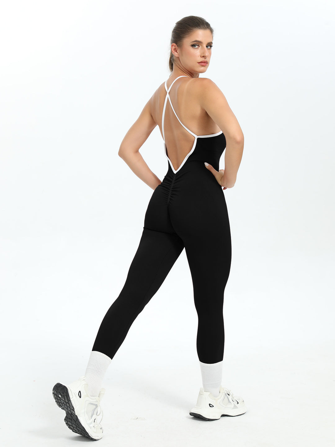 Damen Bodysuit mit Racerback-Design und nahtloser Verarbeitung Heidi-Mode