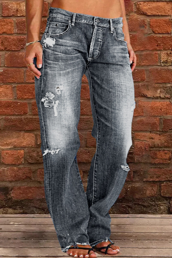 Damen lockere Jeans im Used-Look Heidi-Mode