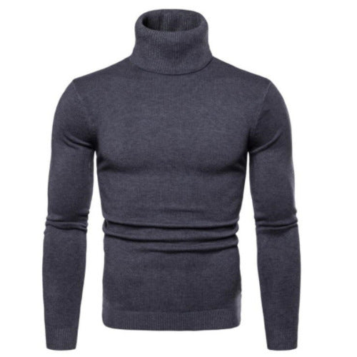 Herren Rollkragenpullover aus feiner Merinowolle Heidi-Mode