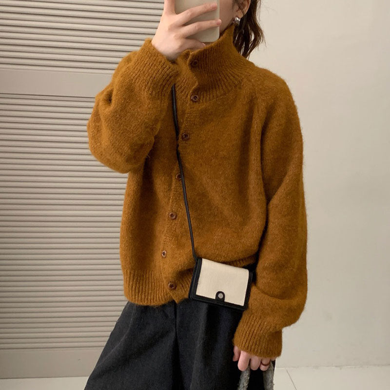 Damen kuscheliger Strickpullover Heidi-Mode