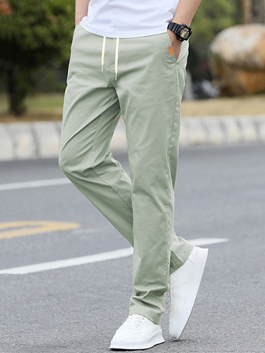 Herren Freizeit-Hose mit atmungsaktivem Material und elastischem Bund Heidi-Mode