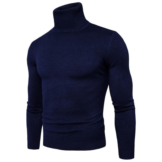 Herren Rollkragenpullover aus weichem Merinowolle Heidi-Mode