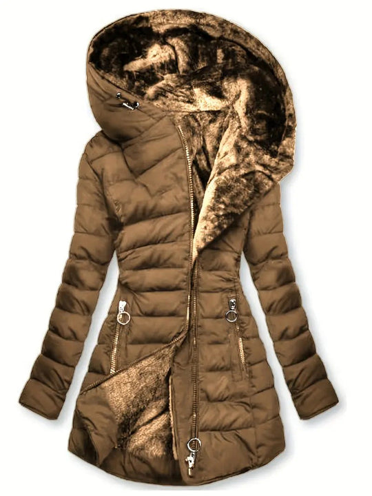 Damen Langzeit-Winterjacke mit weichem Innenfutter Heidi-Mode