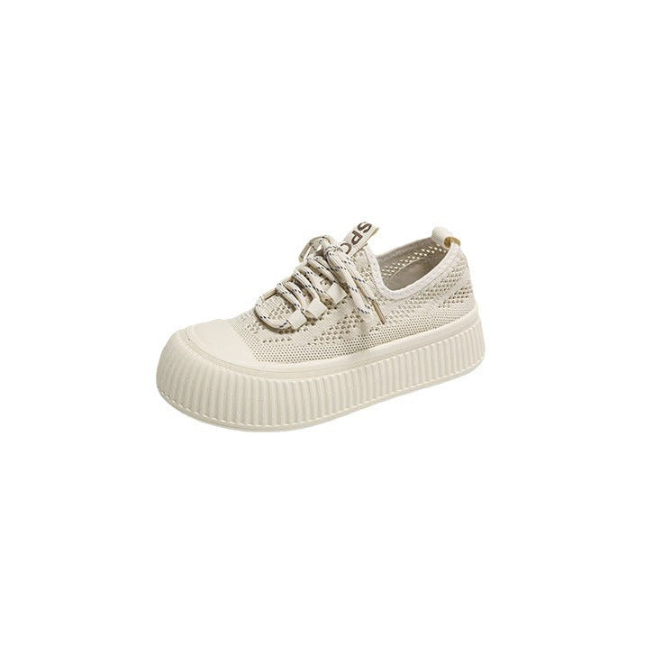 Damen Sportliche Sneaker mit atmungsaktivem Mesh-Obermaterial und rutschfester Sohle Heidi-Mode