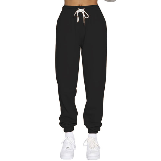 Damen Komfortable Jogginghose mit verstellbarem Bund und elastischen Bündchen Heidi-Mode