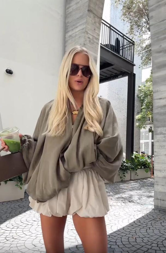 Damen lässiger Oversized Pullover Heidi-Mode