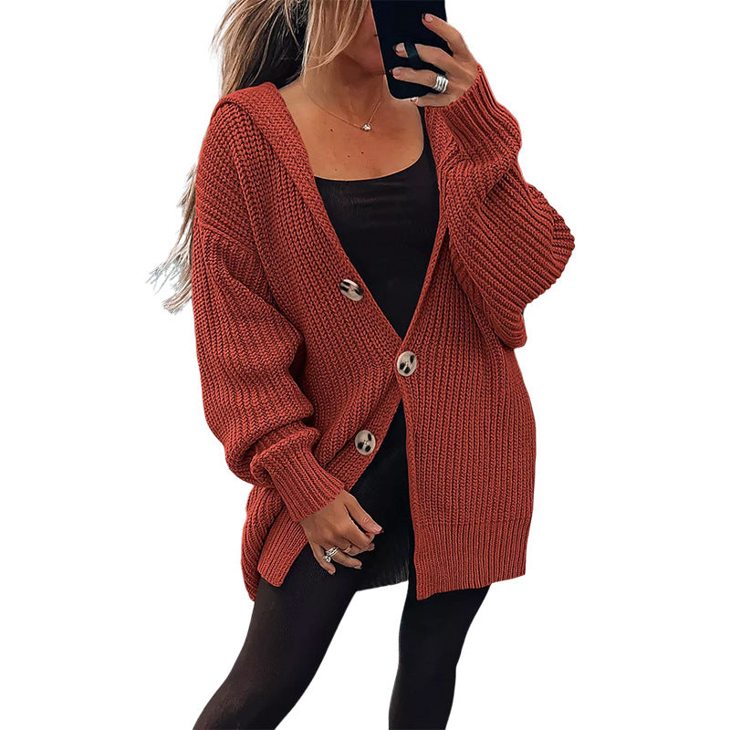 Damen Übergroßer Strickcardigan Heidi-Mode