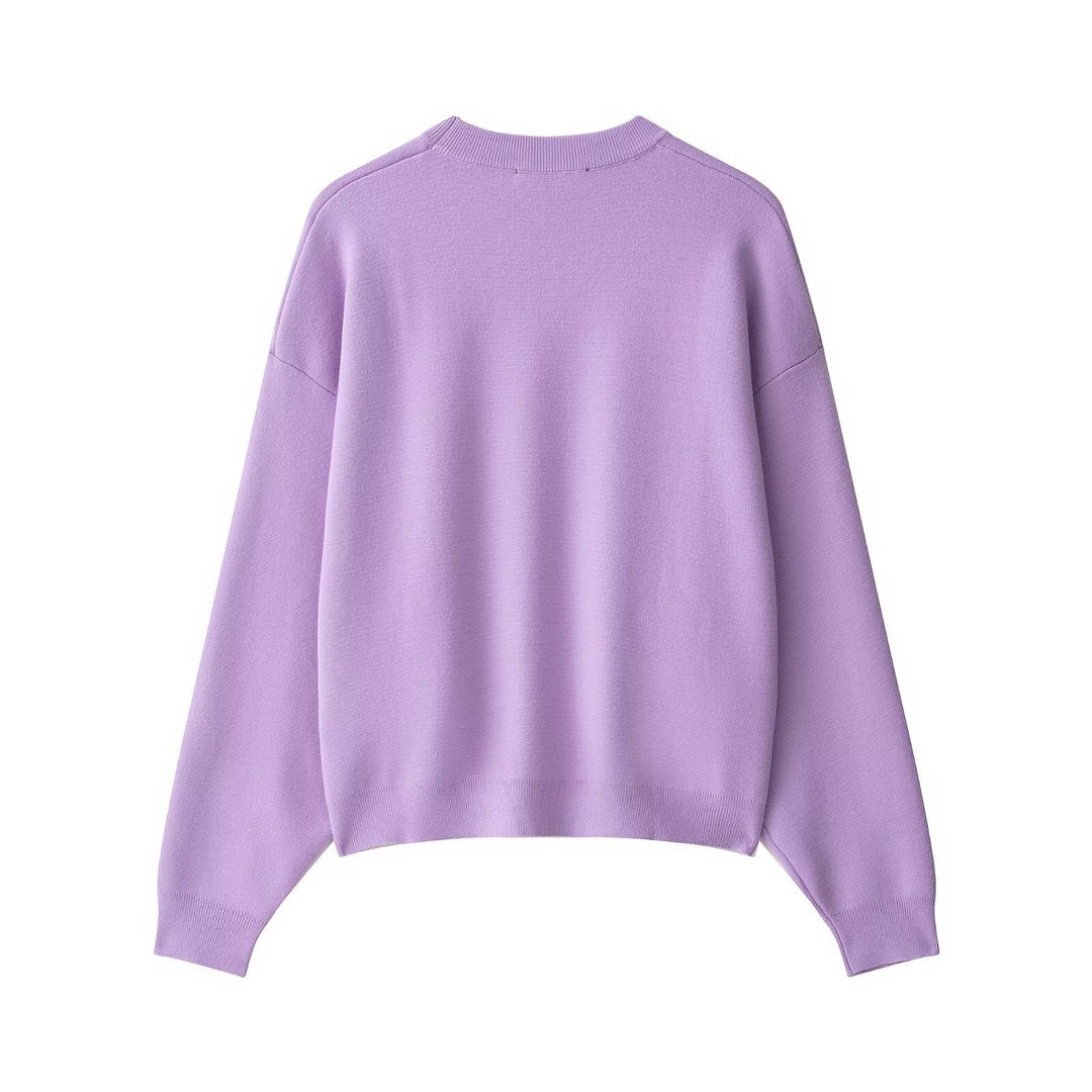 Damen lässiger Oversized Pullover Heidi-Mode