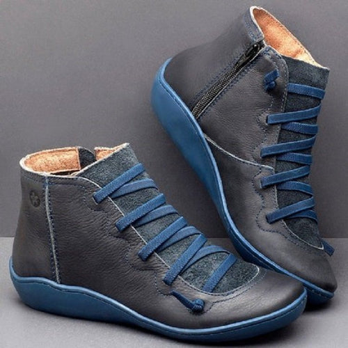 Damen Sportliche High-Top Sneakers aus hochwertigem mit Reißverschluss und flexiblem Design Heidi-Mode