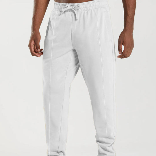 Herren Sportliche Jogginghose mit elastischem Bund und seitlichen Taschen Heidi-Mode