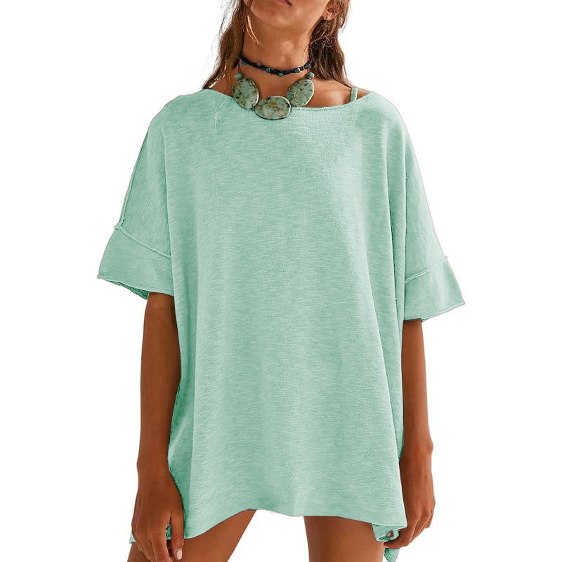 Damen Oversized Relaxed Fit T-Shirt Heidi-Mode
