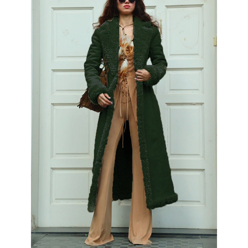 Damen luxuriöser Kunstfell-Mantel Heidi-Mode