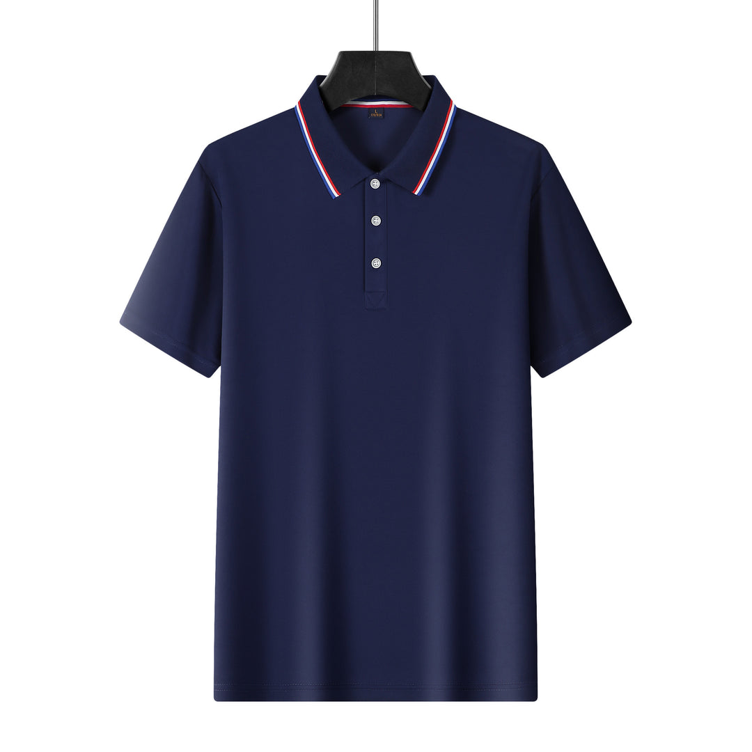 Herren Poloshirt mit atmungsaktiver Struktur und stilvollem Farbdesign Heidi-Mode