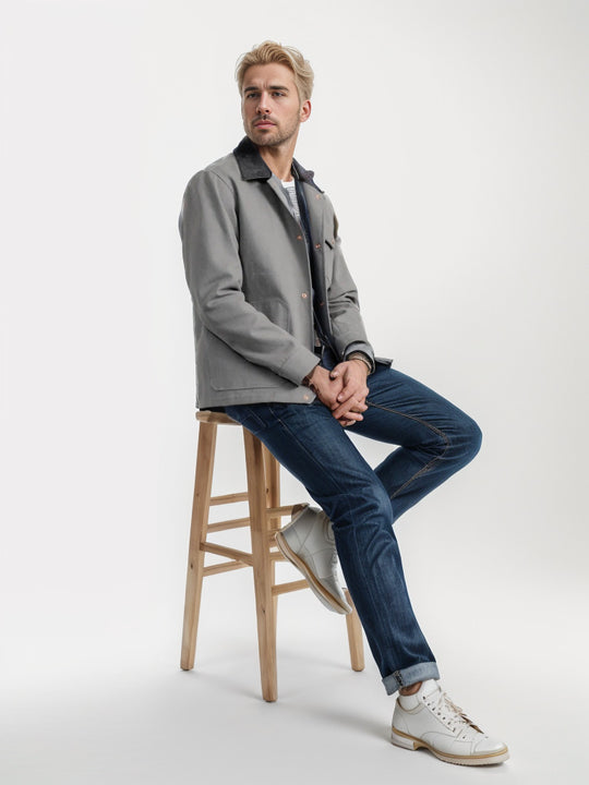 Herren trendige Jeansjacke Heidi-Mode