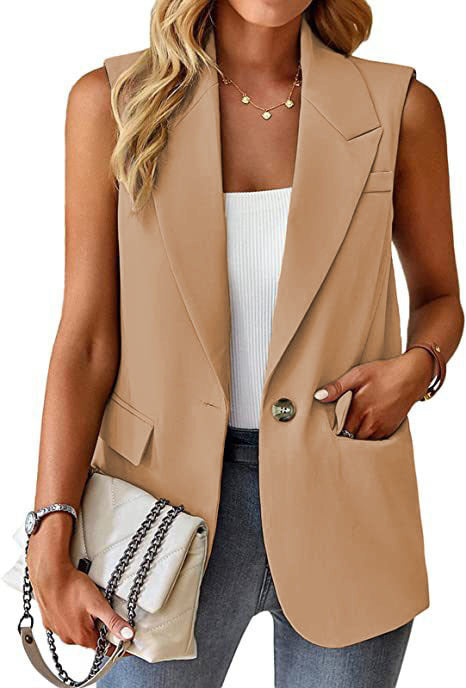 Damen Stylischer Blazer-Weste Heidi-Mode