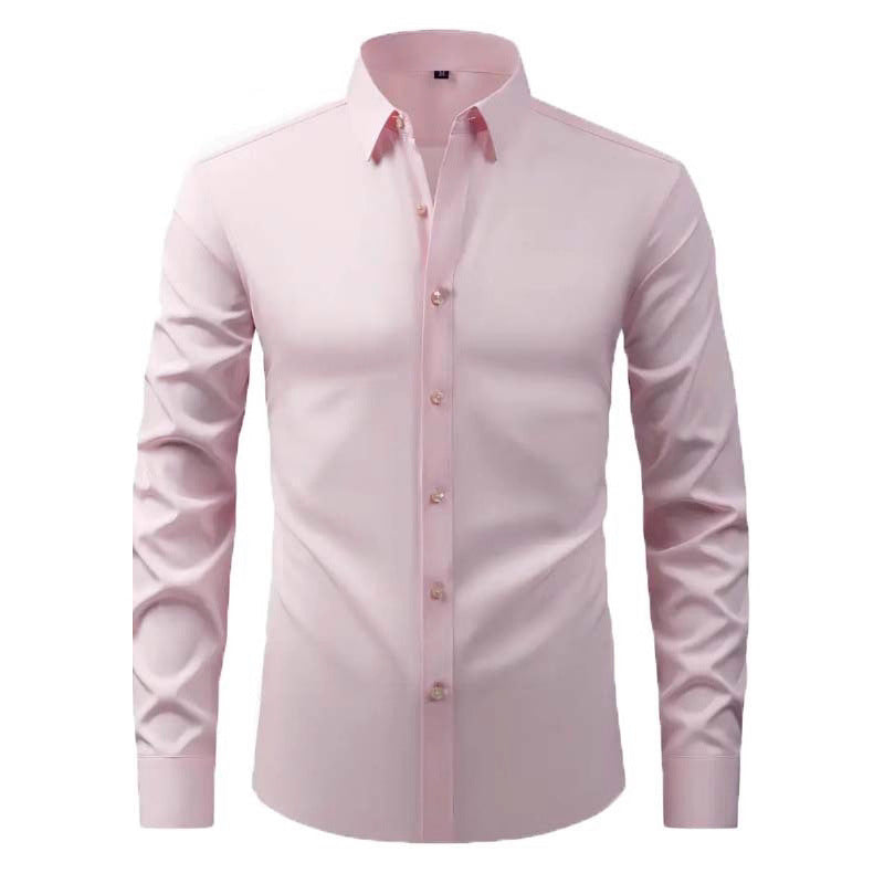 Herren langärmliges Hemd mit innovativer Schnittführung und Modernem Design Heidi-Mode
