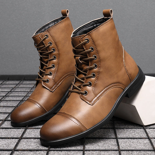 Heidi-Mode | Bequeme Rutschfest Runde Zehe Stiefelette
