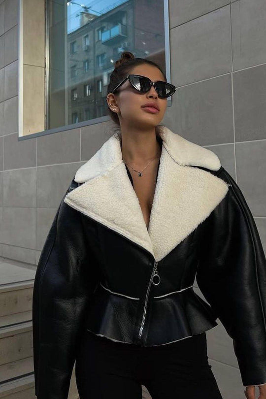 Heidi-Mode | Breite Ärmel Kurze Jacke