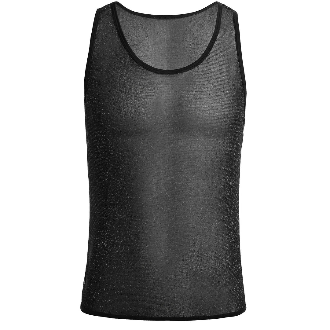 Herren Sportliches Netz-Tanktop Heidi-Mode
