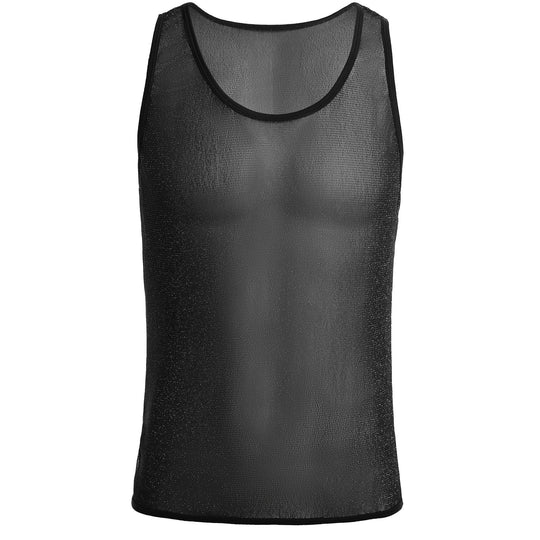 Herren Sportliches Netz-Tanktop Heidi-Mode
