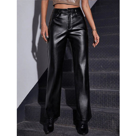 Damen Modische High-Waist hose Heidi-Mode