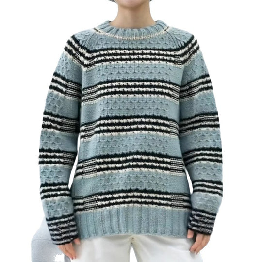 Damen gestrickter Pullover Heidi-Mode