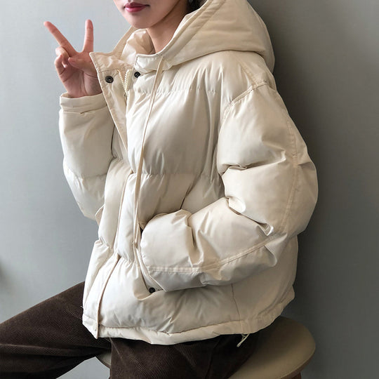 Damen Steppjacke mit Kapuze und praktischen Taschen Heidi-Mode