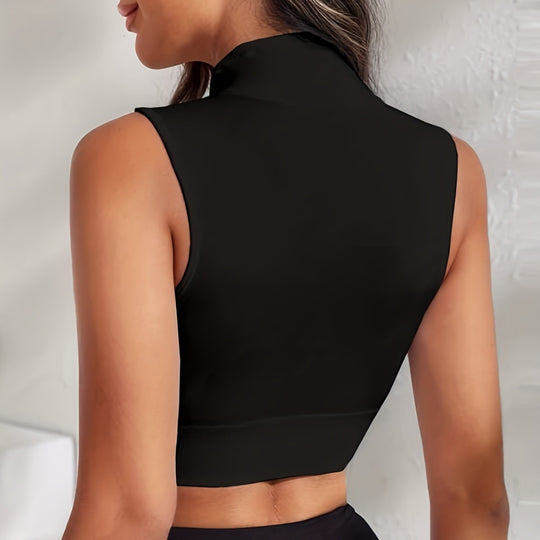 Damen Sportliches Crop-Top Heidi-Mode