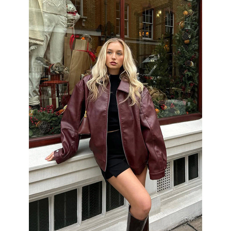 Damen Lässige jacke mit Oversize-Schnitt Heidi-Mode