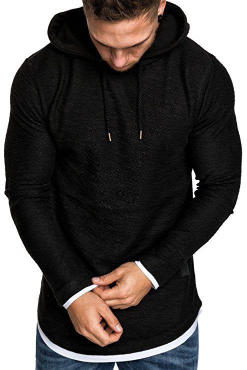 Herren Stylischer Langarm Hoodie Top Heidi-Mode
