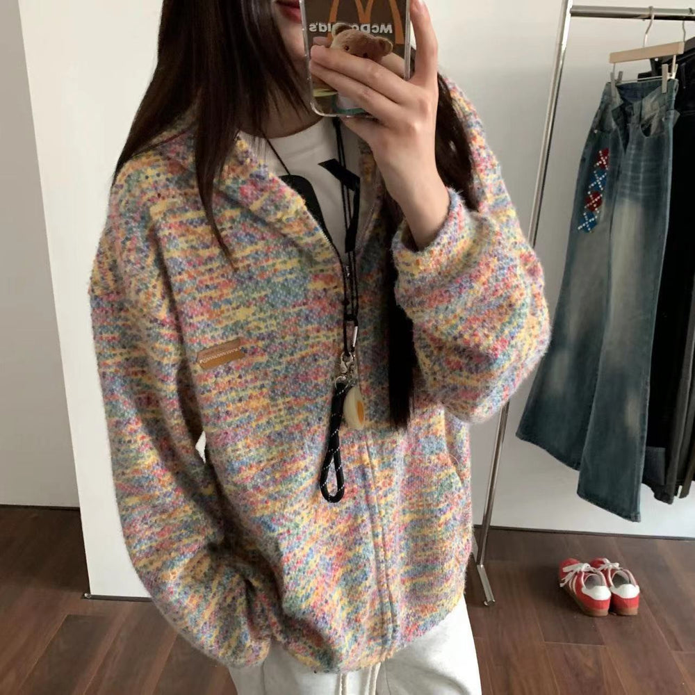 Damen Luftpufferjacke mit praktischem Reißverschluss und seitlichen Taschen Heidi-Mode
