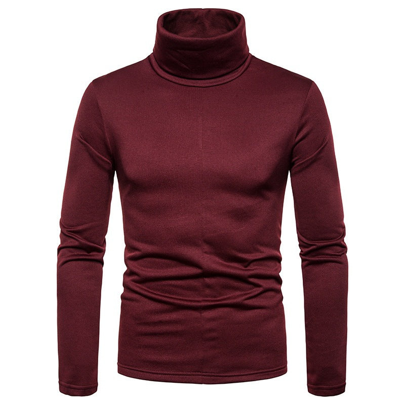 Herren Rollkragenpullover aus weichem Strickmaterial Heidi-Mode
